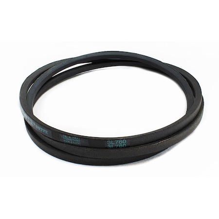 D&D 3L760 FHP V-Belt, 76 in Outside Length, 3/8 in Top Width, 7/32 in Thickness, 1 Ribs 3L760